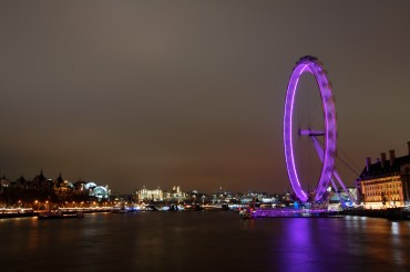 Thames view London eye