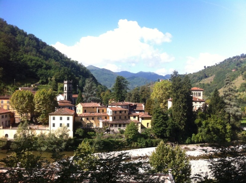 View over Bagni di Lucca